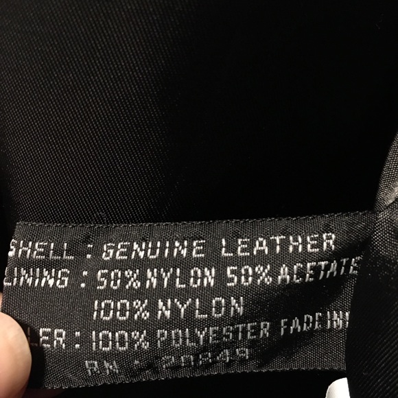 Vintage leather bomber jacket-Men’s SMALL - Picture 7 of 8